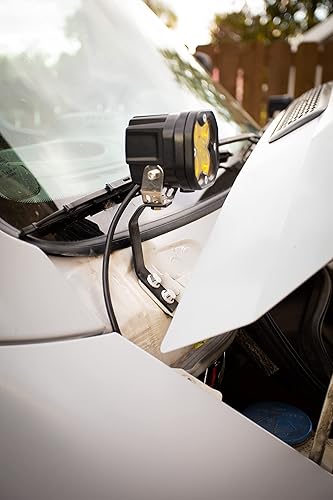 Miniatura 3 de T1N Sprinter - Soportes de luz para zanja (para Mercedes Sprinter 1994-2006) | Soportes de luz montados en el capó para Mercedes, Dodge,