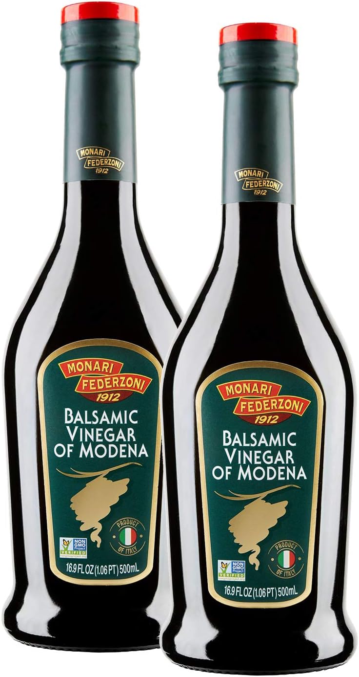 Monari Federzoni Balsamic Vinegar of Modena, Product of Italy, 16.9 oz (Pack of 2)