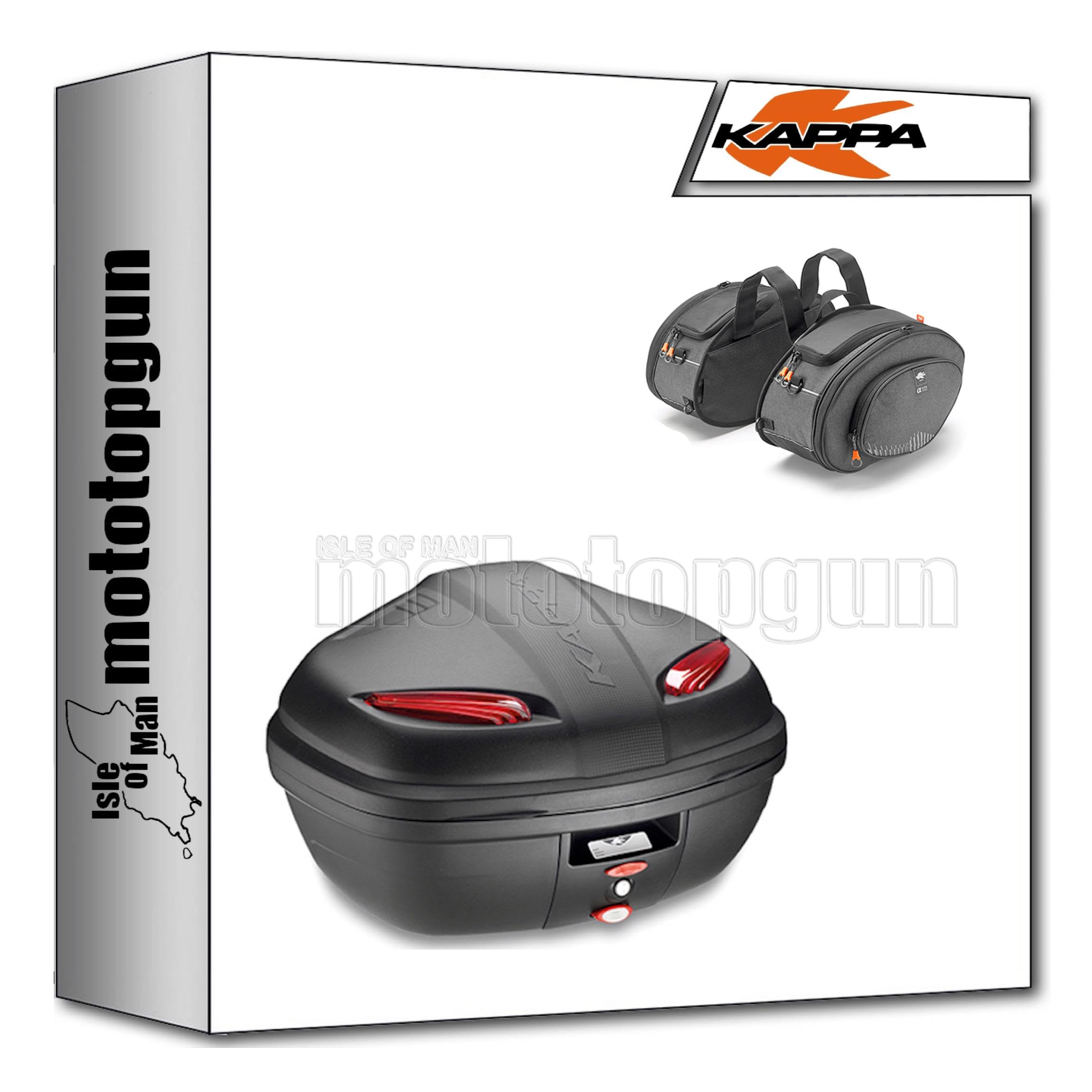 Kappa top case K47N volume 47L sacoches Alpha Range Ducati Monster