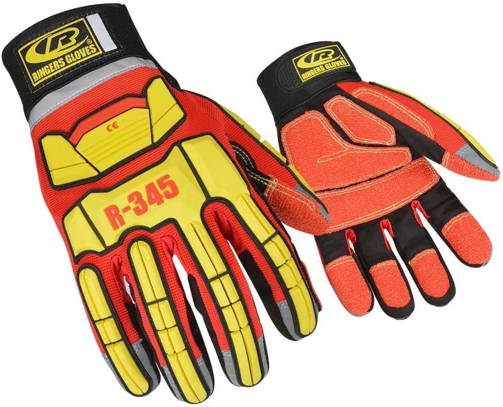 Ringers Gloves 345 Rescue Gloves, Firefighter Extrication Gloves, Small
