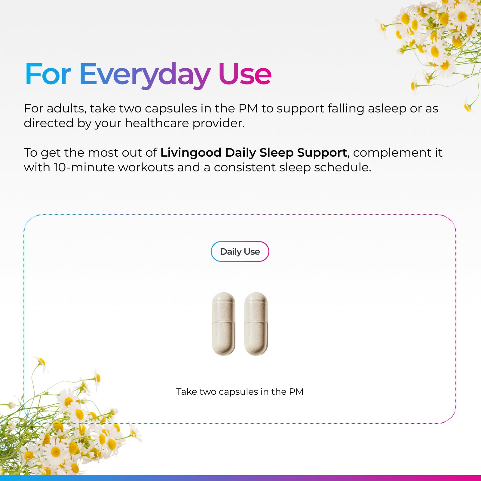 Livingood Daily Sleep Support Supplement, 5 mg Melatonin, 60 Capsules — Amazon image 7