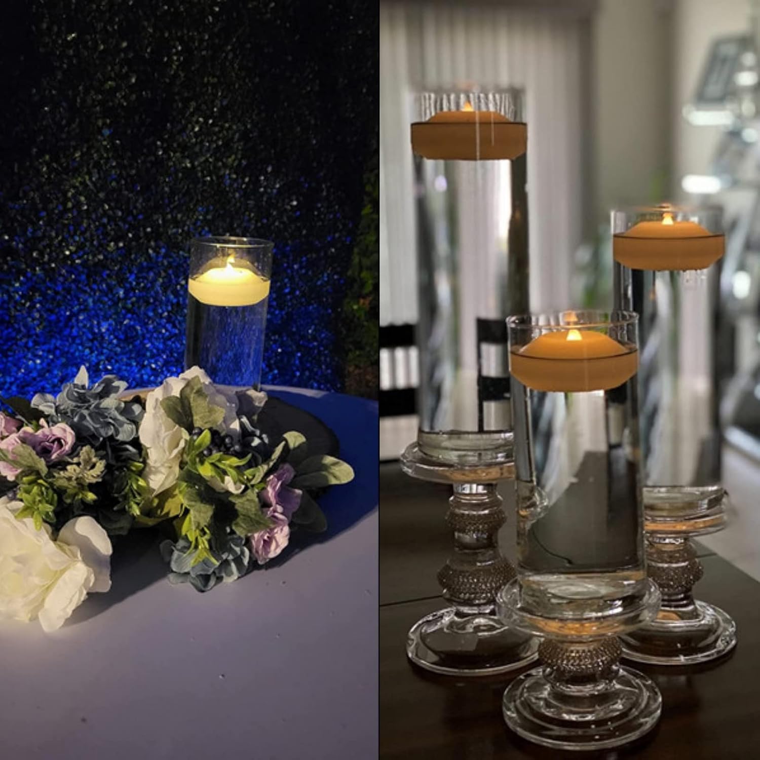 LARDUX 36 Pack 3-Inch Led Floating Candles