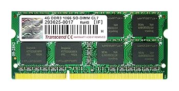Amazon | Transcend ノートPC用メモリ PC3-8500 DDR3 1066 4GB