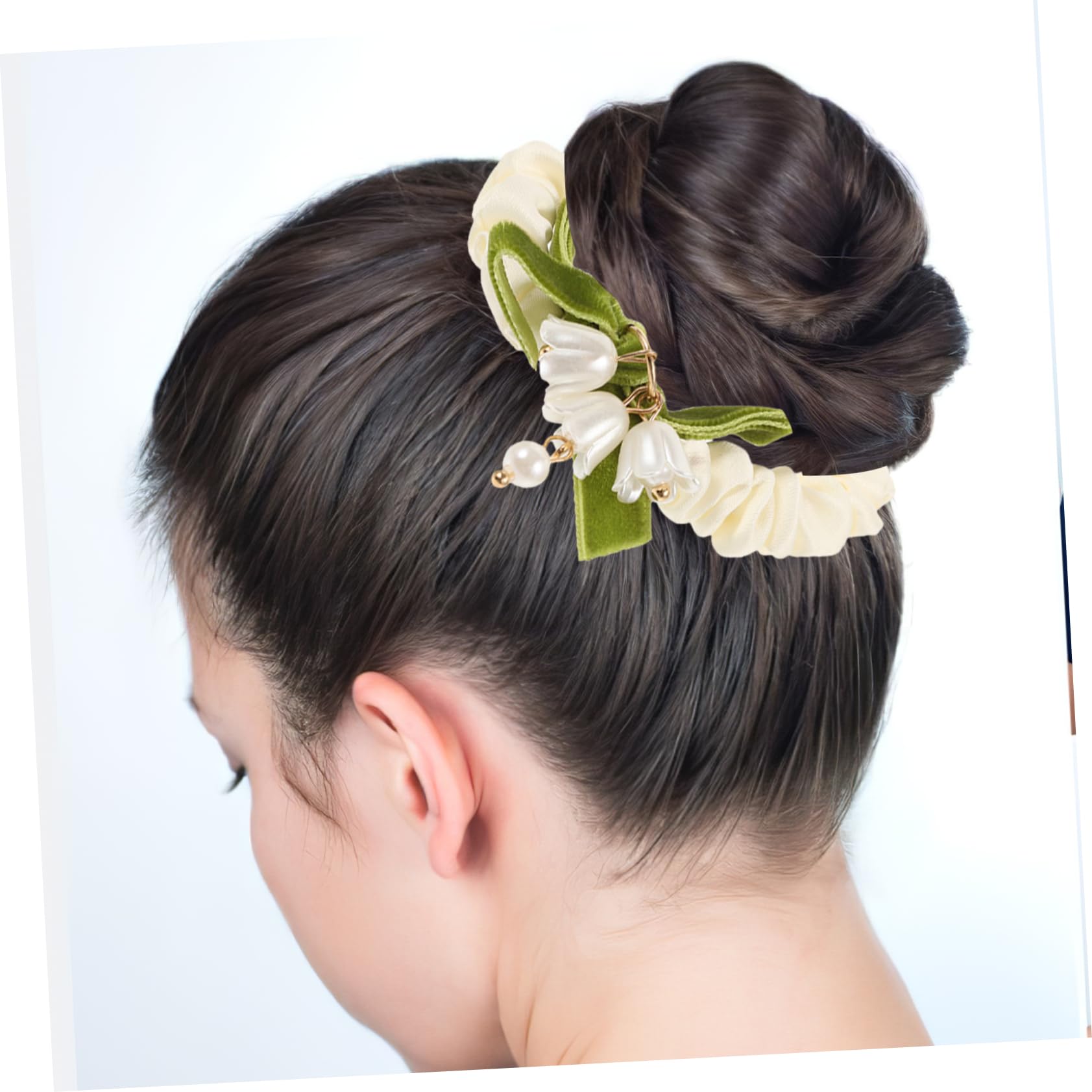 MAGICLULU 40 Piezas Flor De Lirio Del Valle Corbata Para El Cabello Pulsera Lazos Para El Cabello Coleteros Para Niñas Lazos Para El Cabello Para Mujeres Cuerdas Para El Cabello Accesorios