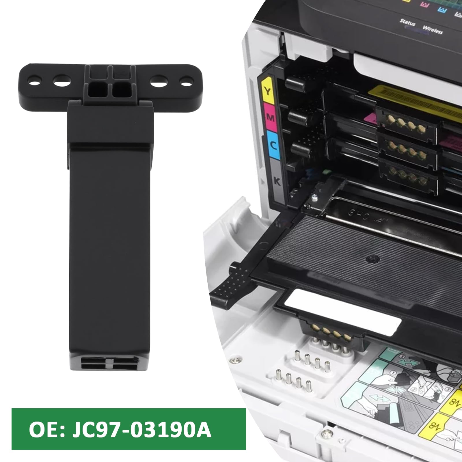 2 cerniere per stampante JC97-03190A compatibili con Samsung CLX-3175 CLX-3185 Series