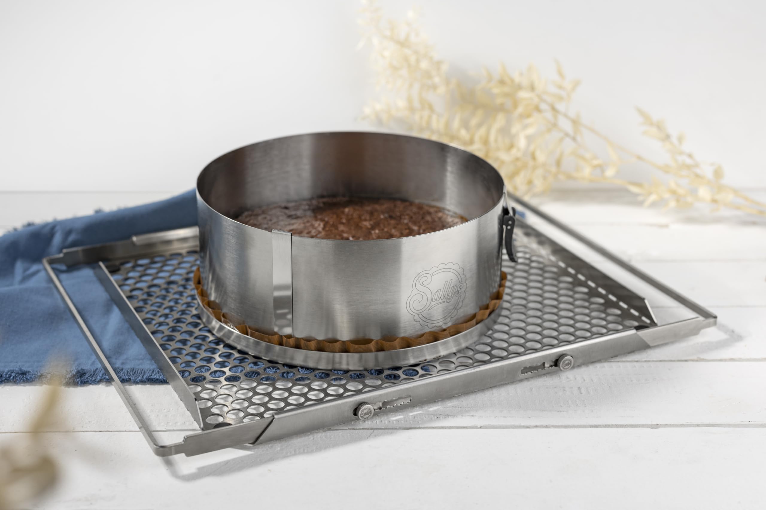 Wekuw 3 stuks voedselringen (hartvorm) taartring verstelbaar 8 cm serveerringen roestvrij staal set dessertringen ringen koken taarten vormen geschikt voor het bakken van desserts en mousse-cakes