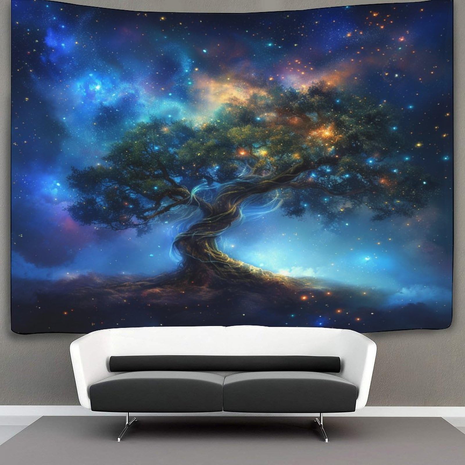 kaiyun 100cmx150cm Tapestry Life Tree Tapestries Plant 3D Printing Wall Hanging Home Decorations