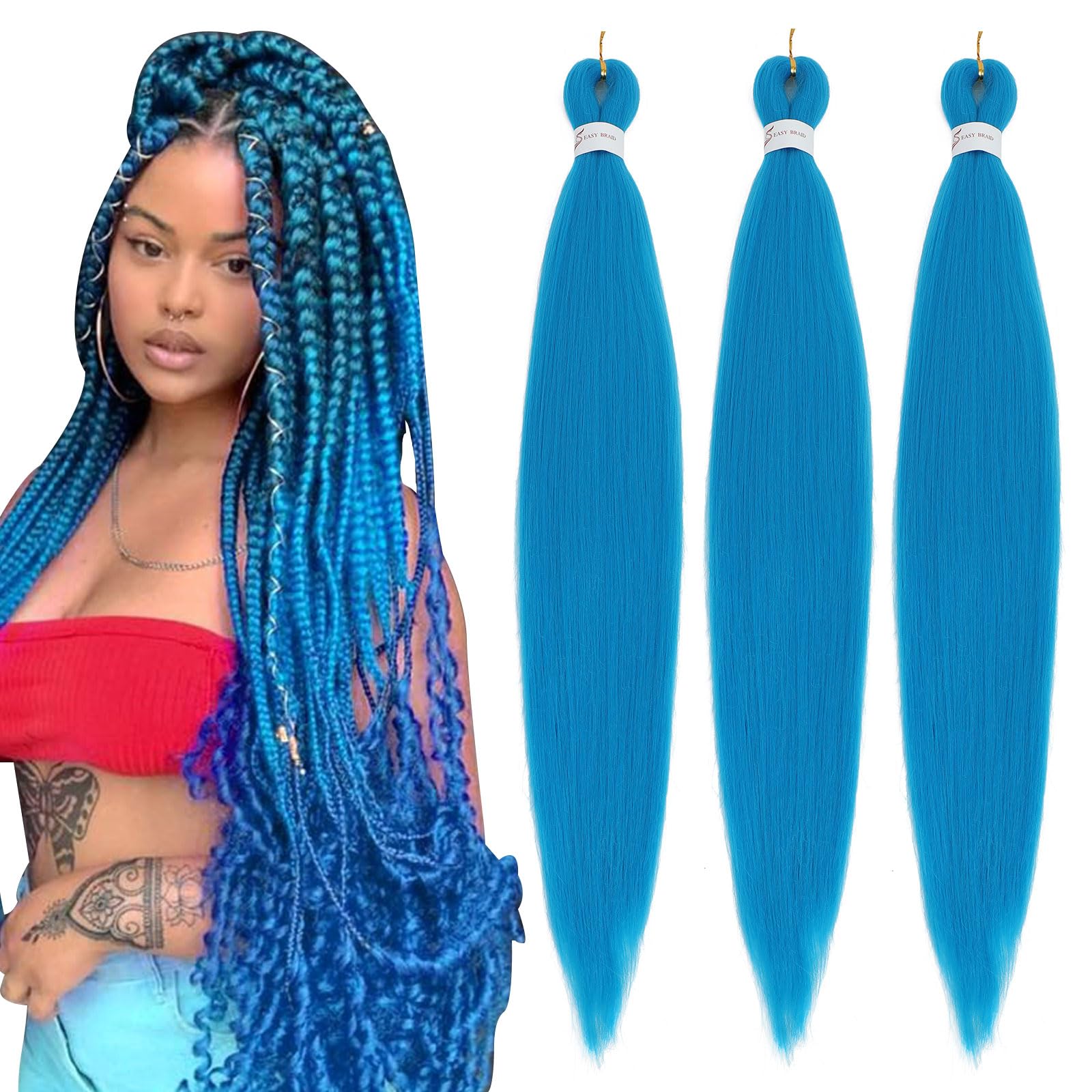 Easy Braid Pre stretched Braiding Hair Extensions