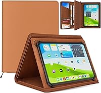 Vista 8 de Funda universal Padfolio – Organizador de tablet con soporte para bloc de notas – Compatible con iPad 10ª 11ª generación, iPad Pro 11, iPad 7 8 9
