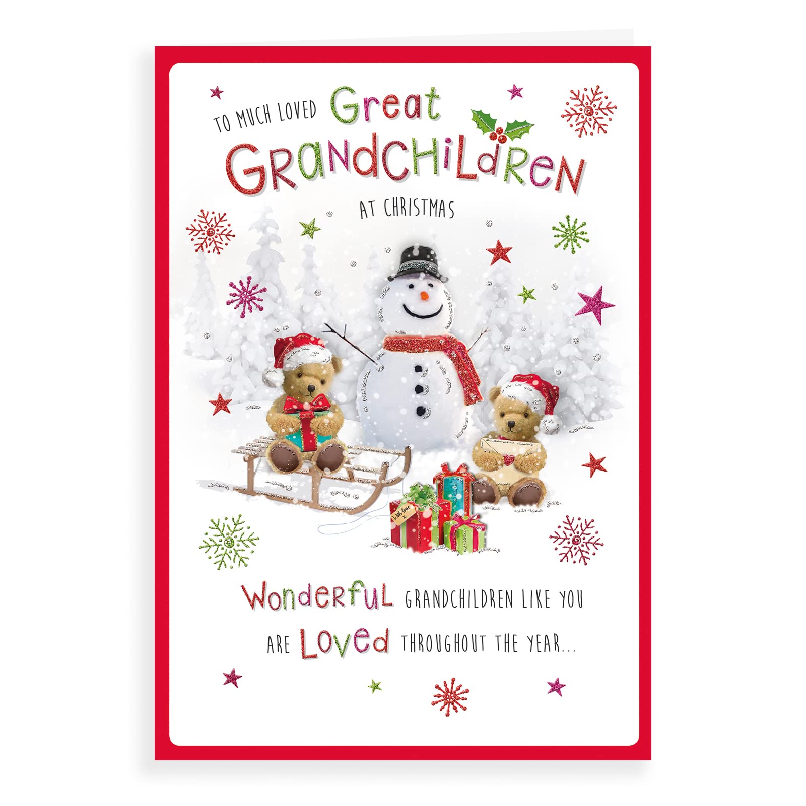 Regal Publishing Weihnachtskarte Mit Pinguin-Motiv – 30,5 X 20,3 Cm, Inkl. Umschlag