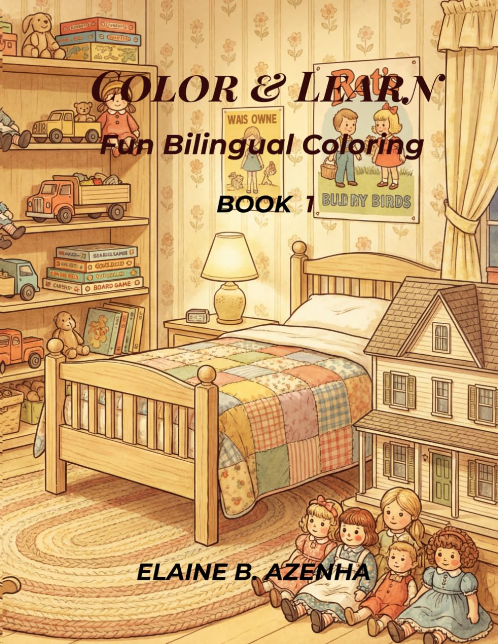 Color & Learn: Fun Bilingual Coloring Book: A Fun Bilingual Coloring Book in English and Portuguese for Kids