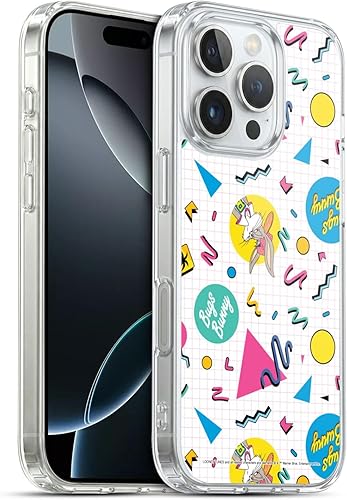 Miniatura 221 de Head Case Designs Funda de gel suave con licencia oficial de Looney Tunes Retro Bugs Bunny compatible con Apple iPhone 11 Pro Max Retro,Blanco y