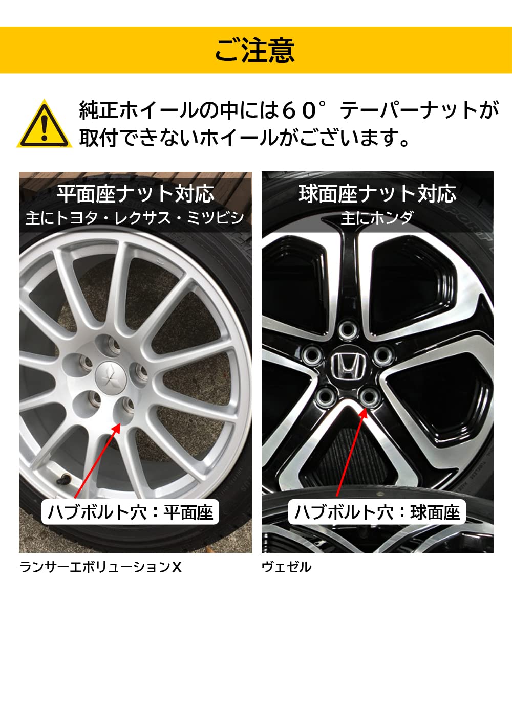 Amazon.co.jp: メルテック(meltec) ホイールナット トヨタ・ミツビシ