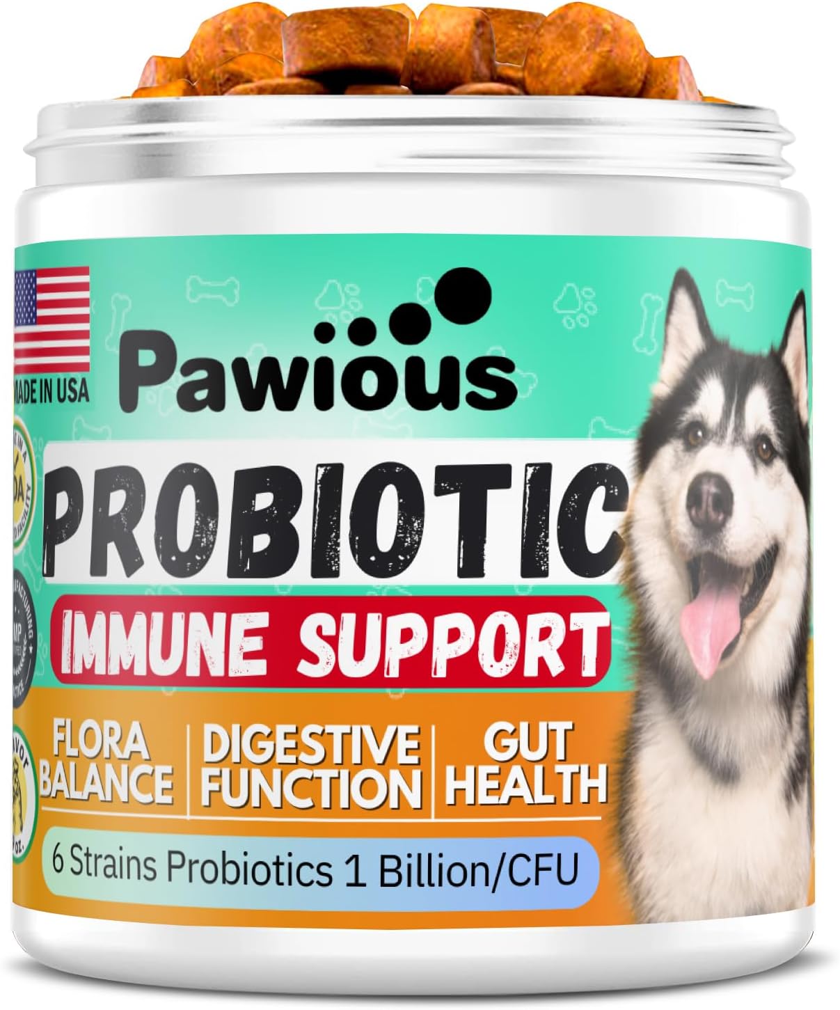 Probiotics for Dogs Digestive Enzymes Gut Flora