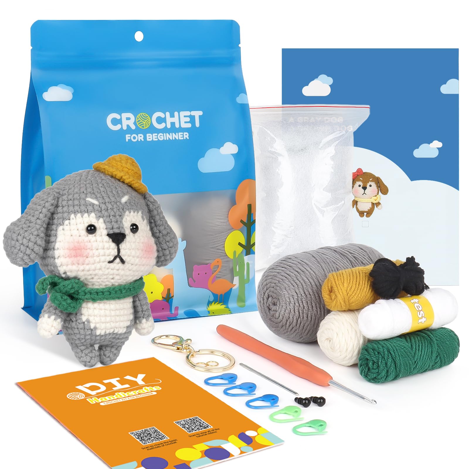 Buy Coopay Beginner Crochet Kit, Crochet Starter Kits with Yarn