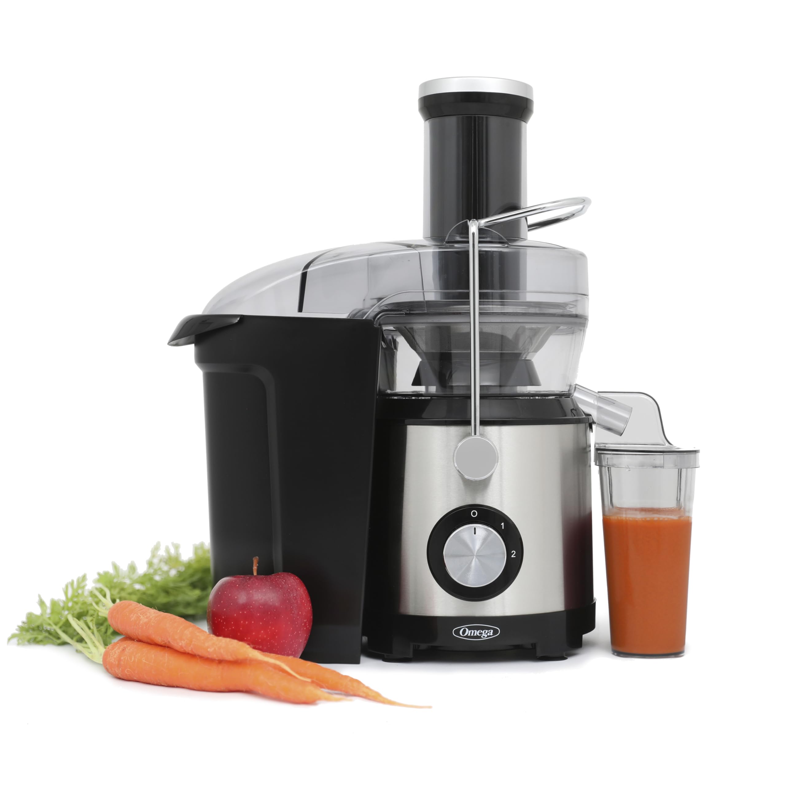 Omega Centrifugal Juicer with 3-Inch Wide Chute