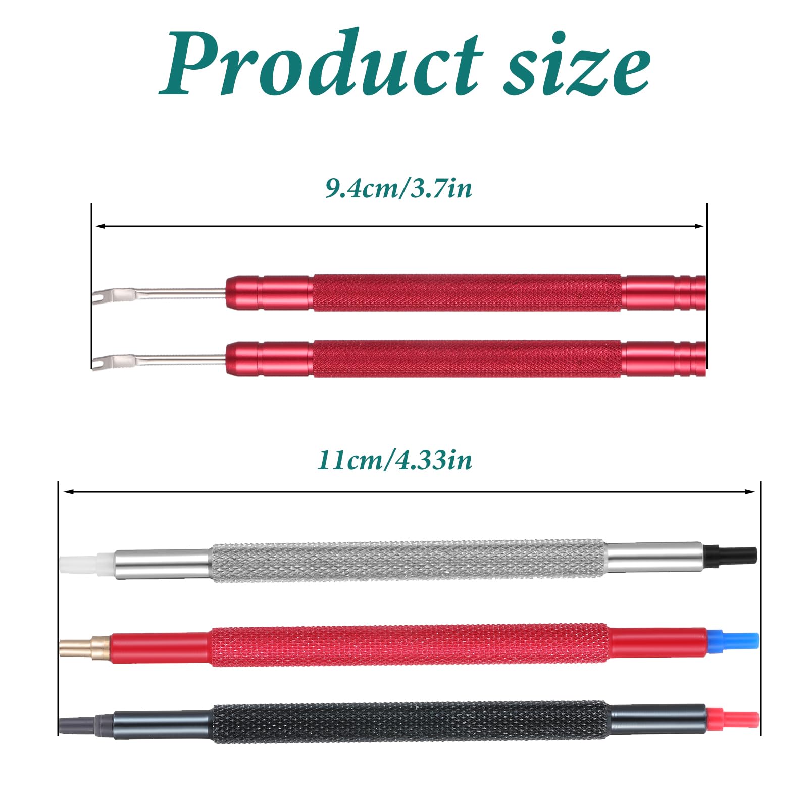 Aeaocvo 5 Pcs Watch Hands Repair Tool Kit, Stainless Steel Watch Hand Setting Tool, Pusher Set, Pointer Adjustment Tool