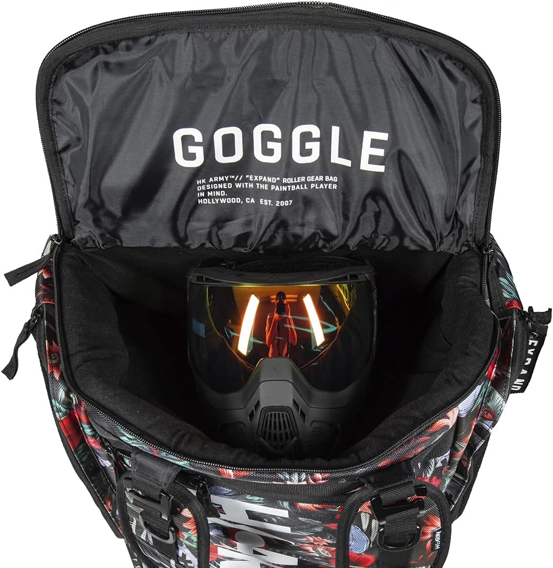 HK Army Paintball HK Army Expand 75L Roller Gear Bag Tropic Skull