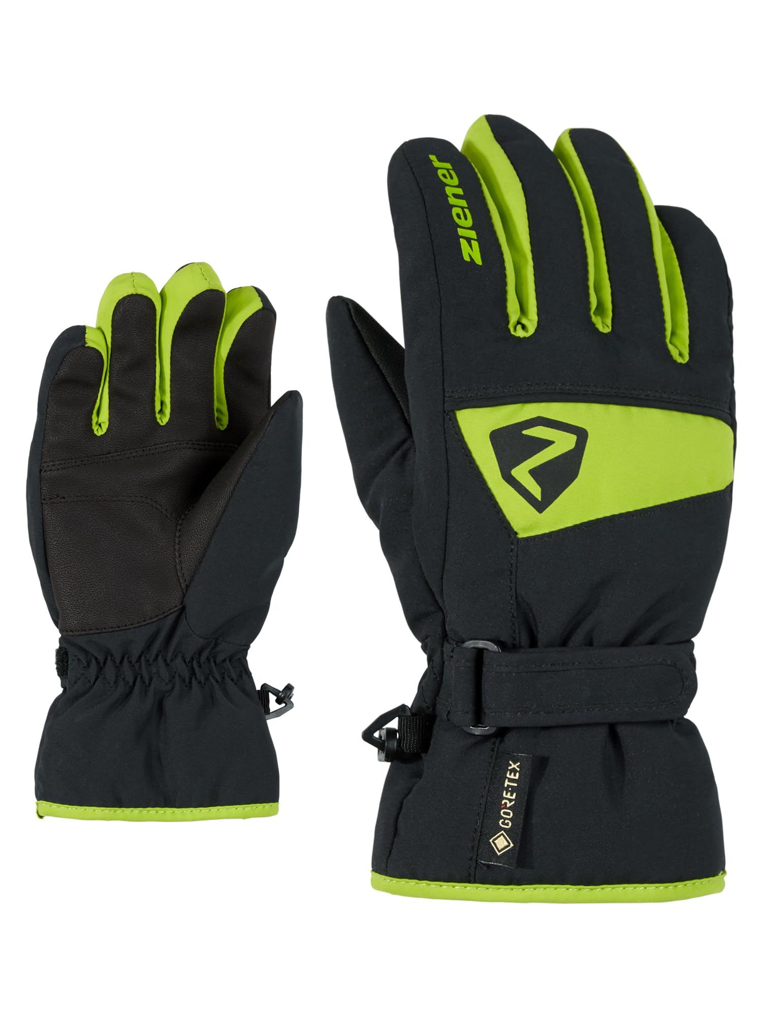 Ziener Children's Lago GTX Glove Junior Ski Gloves/Winter Sports | Waterproof Breathable Lime Green 5