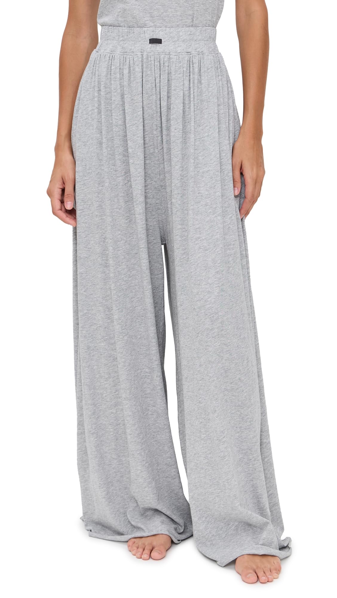Lunya Womens Organic Pima Wide Leg Pants