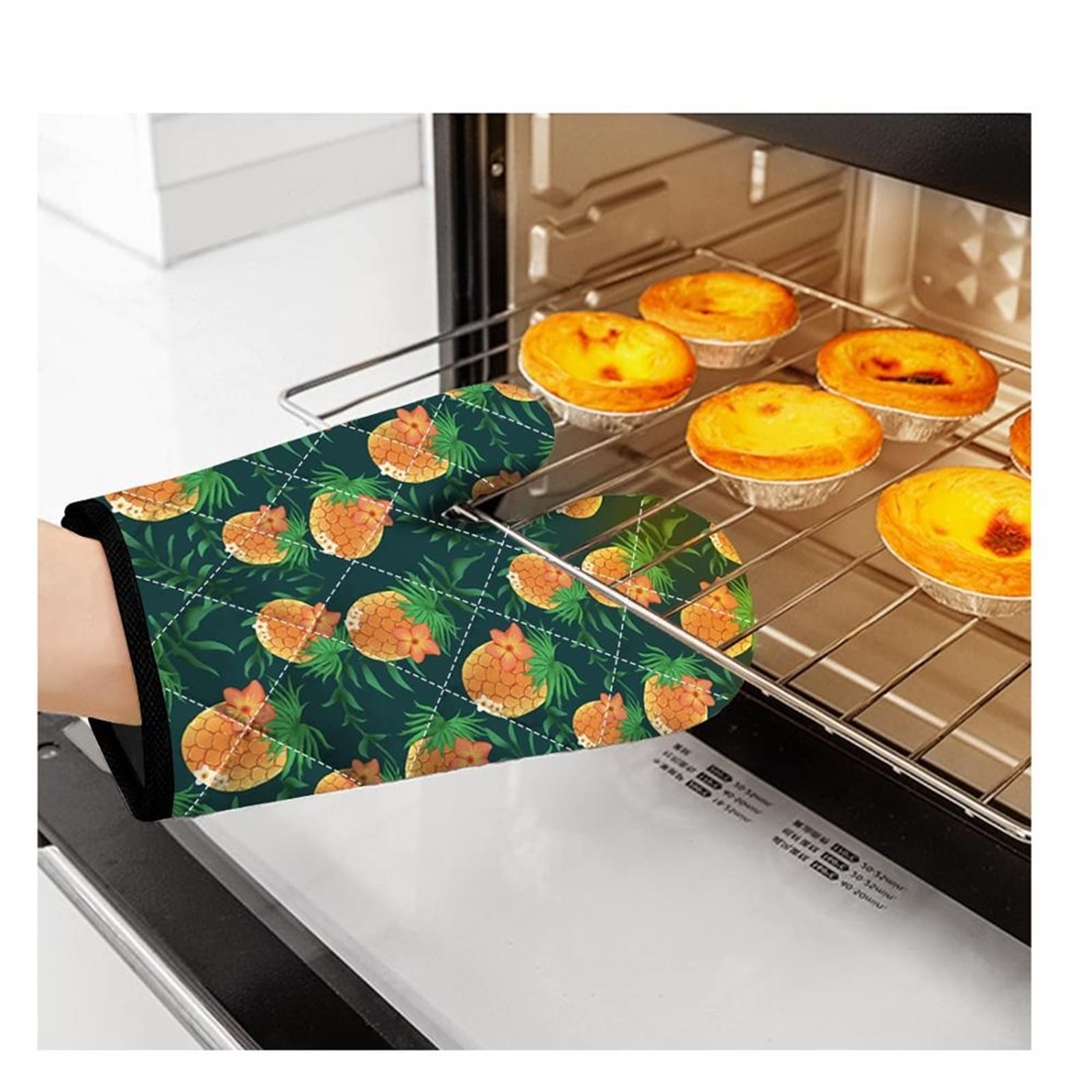 Gants de Cuisine antidérapants, Gants de Cuisine isolants, maniques de Cuisson, Mitaines for Chefs, Gants Presine Da Cucina(3)