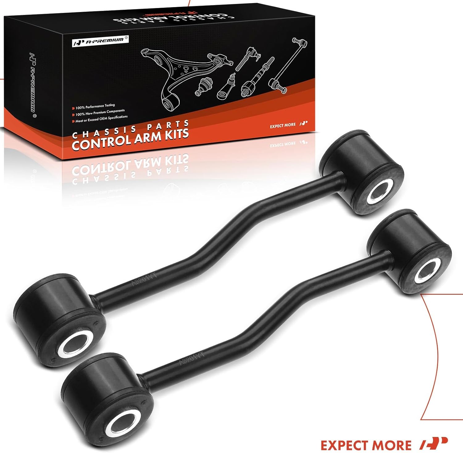 A-Premium 2 x Front Sway Bar Links Stabilizer Bar Links, Compatible with Jeep Grand Cherokee 1999 2000 2001 2002 2003 2004