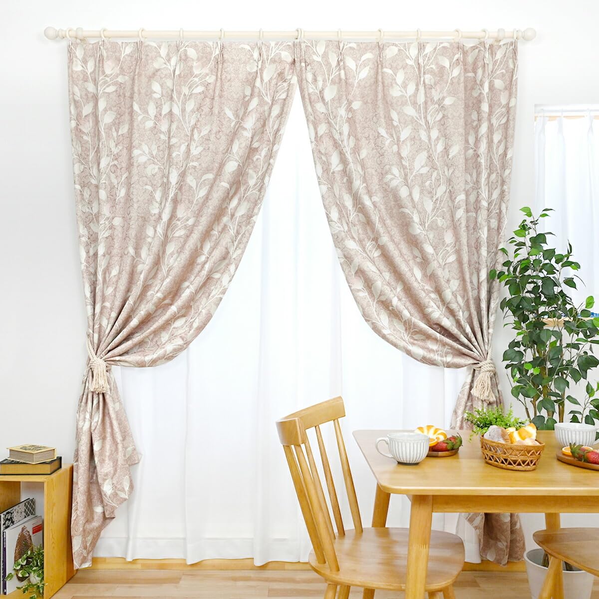 momo様特注品♥二重のカフェカーテン♡ネイビー 清楚 豪華 25×105×3枚 61OwIY7JyiL.jpg_BO30,255,255,