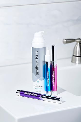 Miniatura 6 de Smileactives Bolígrafo avanzado blanqueador dental con gel blanqueador de dientes para dientes blancos paquete dúo de menta y vainilla  paquete dúo