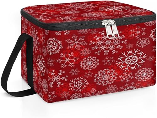 Miniatura 2 de Classic The Christmas Theme Insulated Lunch Bag Women Reusable Lunch Tote Square Meal Bag for Adults Men Cooler Lunch Box for Work Travel Picnic Food