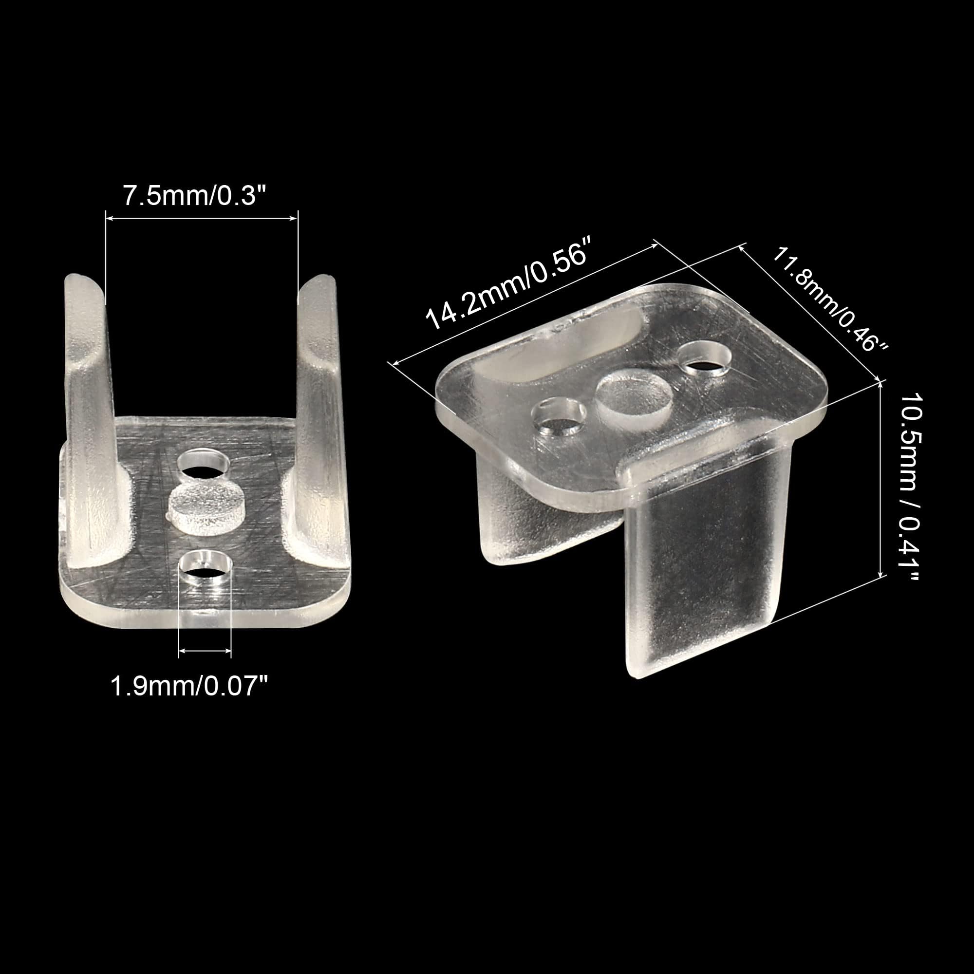 TOP-VIGOR 120Pcs LED Neon Mounting Clips - Image 2