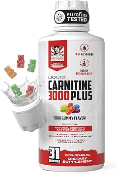 Liquid L-Carnitine 3000 Plus | Advanced 4-in-1 Formula with Acetyl L-Carnitine, L-Tartrate, ProGBB & Vitamin B, Stimulant-Free High Absorption L Carnitine Supplement for Energy & Metabolism, 16oz
