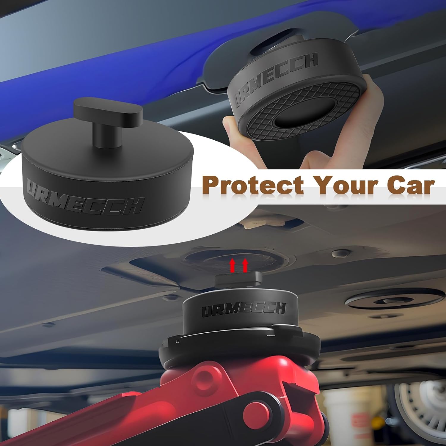 Lifting Jack Pad Compatible with Chevy Corvette C5 C6 C7 C8, Rubber Lift Point Adapter Jack Pucks - Fits 2-3 Tons, 2pcs