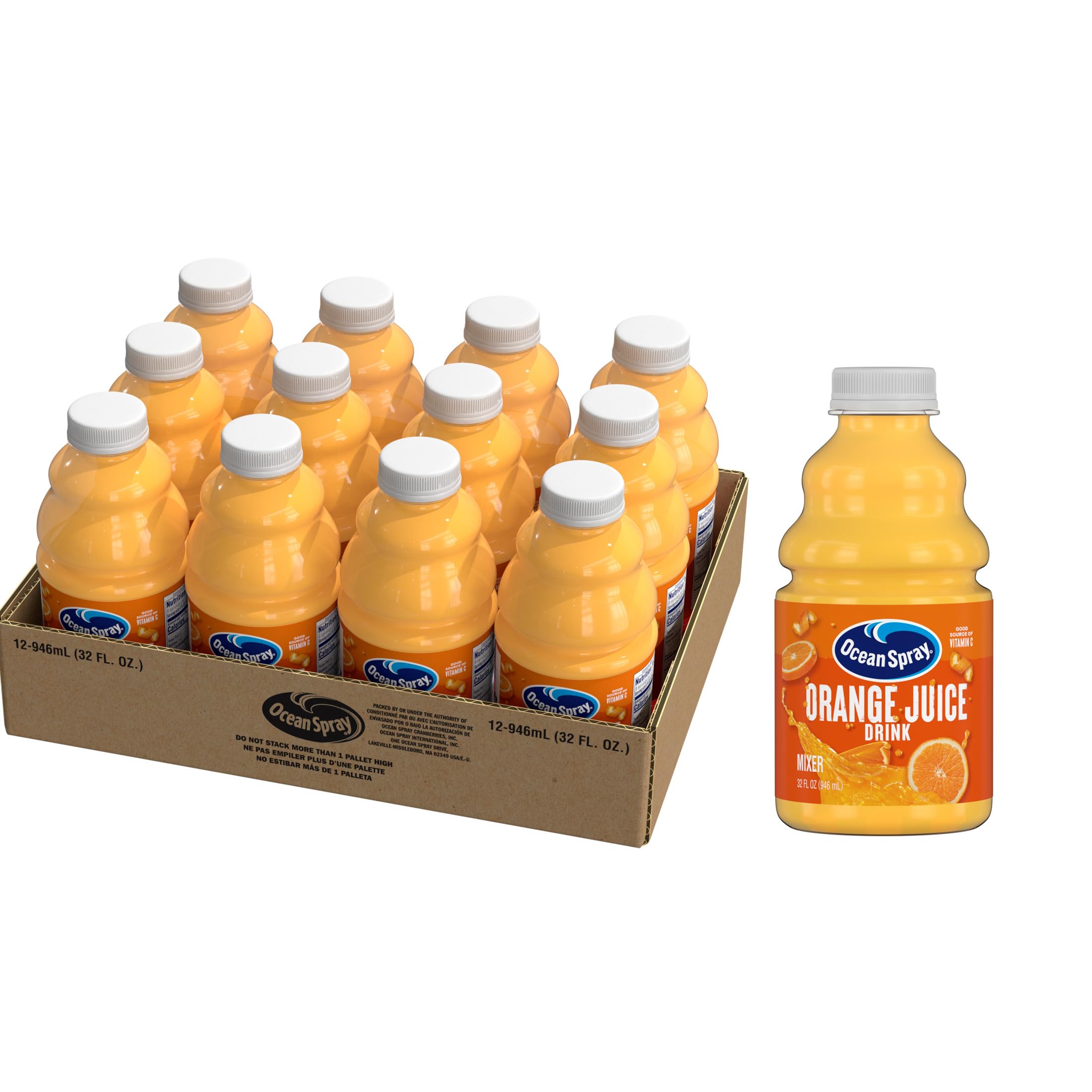 Amazon.com : Ocean Spray® Orange Juice Drink, 32 oz Bottle (Pack