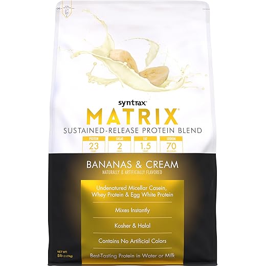 Matrix 5.0 Protein Blend (2270g) Syntrax Sabor:Banana Cream