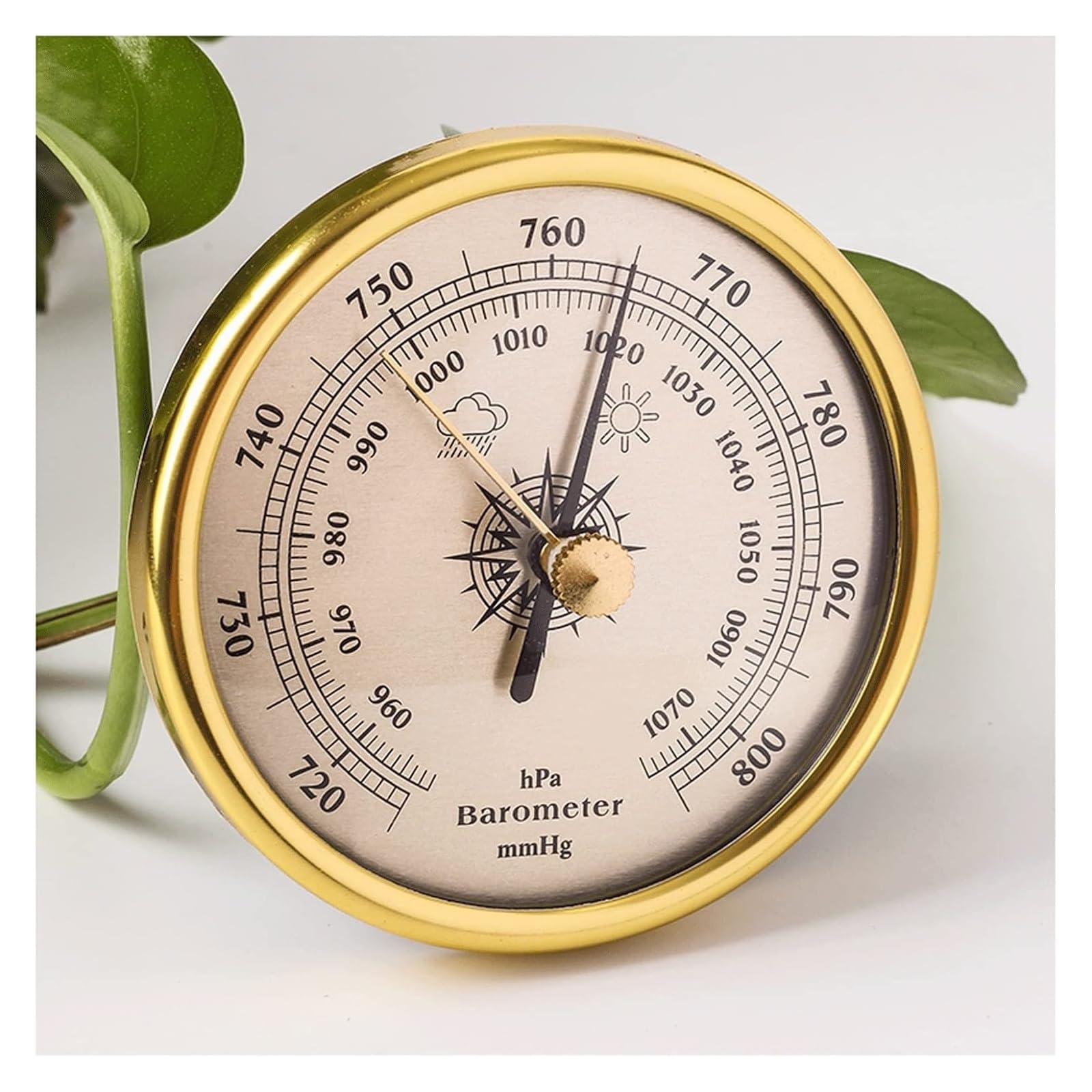 Rein mechanische Wetterstation mit barometrischem Druck,Barometer