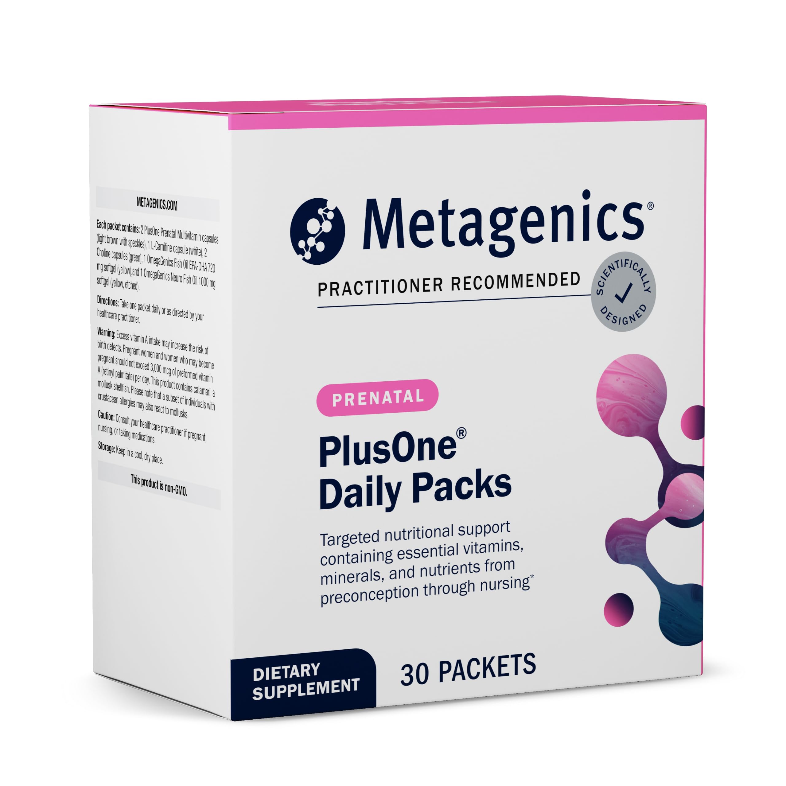Metagenics PlusOne Daily Prenatal Packs, 30 Packets