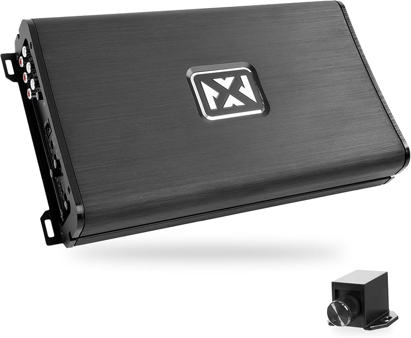 NVX VAD10004 v2 Model 4-Channel Class D Amplifier 2000W Peak | 1000W RMS, 2/4-ohm Stable, High/Low Pass X-Over, for Car/Truck/Marine/UTV/Motorcycle (VAD10004v2)