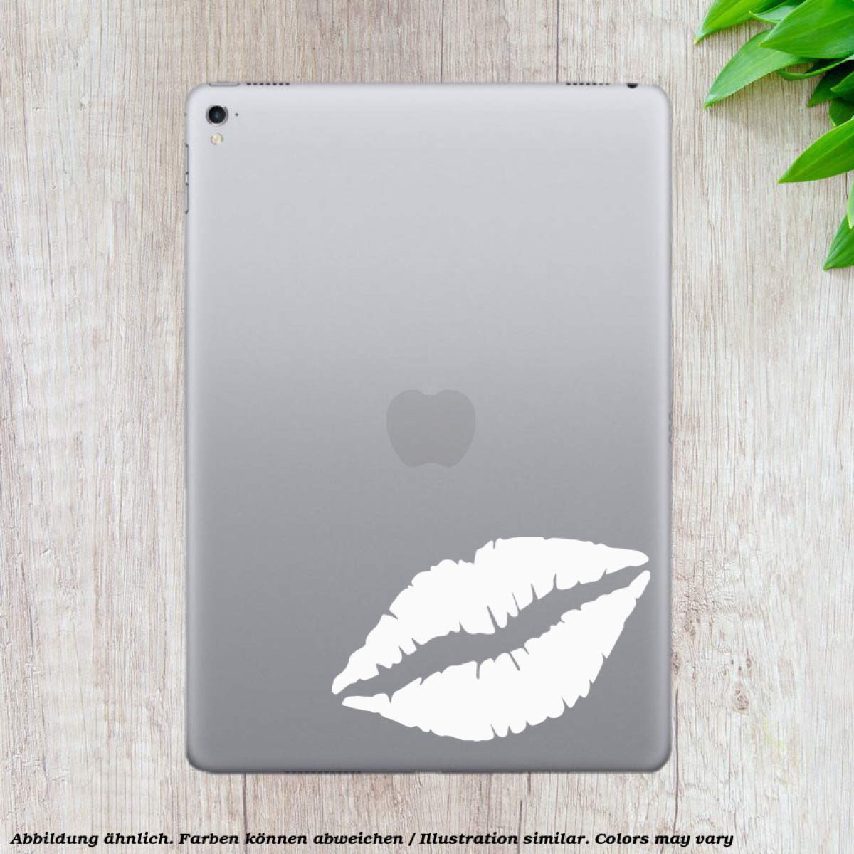 Adesivo Decus Shop 'Kiss Kuss' – Stile JDM OEM, Sottile E UV Resistant, Rimovibile