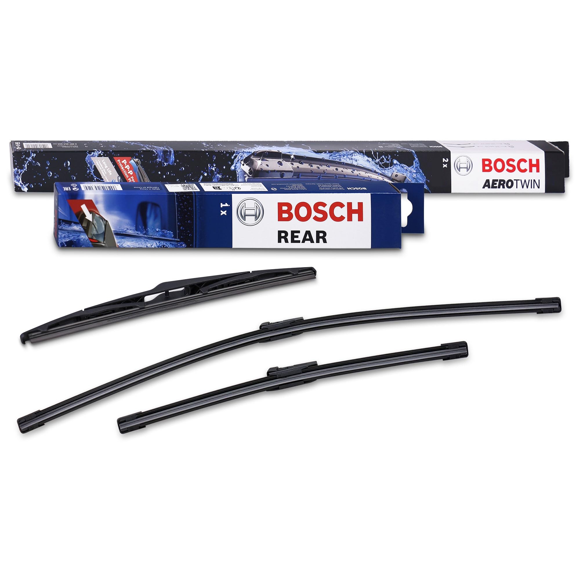 Set composto da Tergicristallo A557S anteriore + H283 posteriore 40842621 Compatibile con: PEUGEOT 3008 SUV (MC_, MR_, MJ_, M4_), PEUGEOT 3008 Van (MR_, MC_, MJ_)