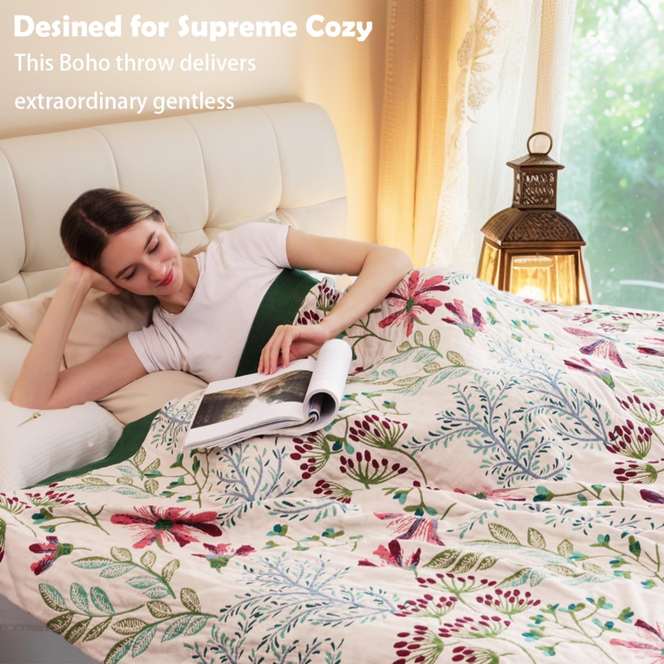 Boho Large⁢ Throw Blanket