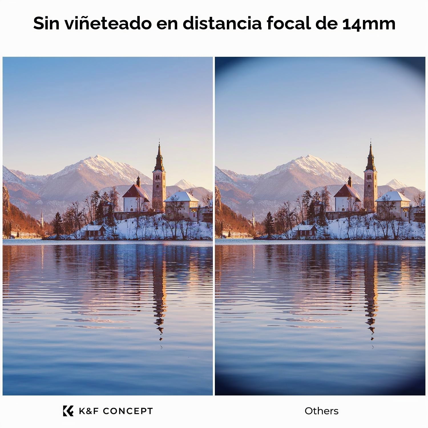 K&F CONCEPT Nano-Dazzle 58mm Filtro Variable ND2-400 (1-9 Stops) | Filtro Densidad Neutral Ultrafino HD de Rosca de Vidrio Óptico con Revestimiento Nano para Objetivo - FN501