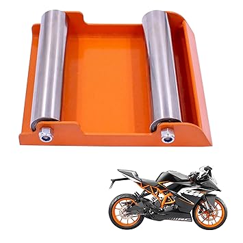 Asryd Portable Wheel Roller for Bike Tyre, Chain Cleaning & Lubricating 160Kg Weight Capacity for KTM RC 125 (Pack of 1Pcs)