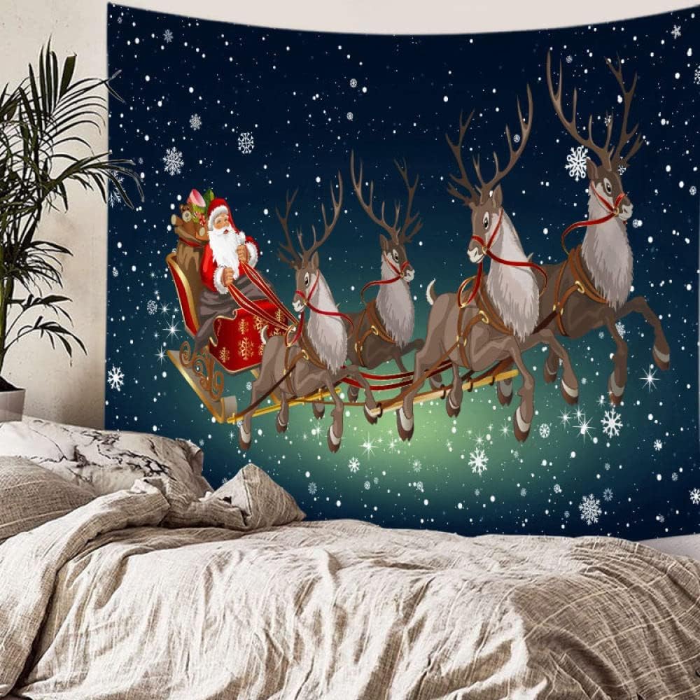 Amazon.co.jp: クリスマスの壁タペストリー-ダイニングルーム寝室