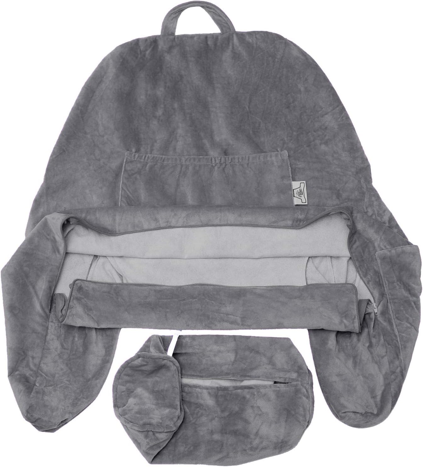 Husband Pillow XXL Cover Only Dark Grey, Cozy Guyana Ubuy