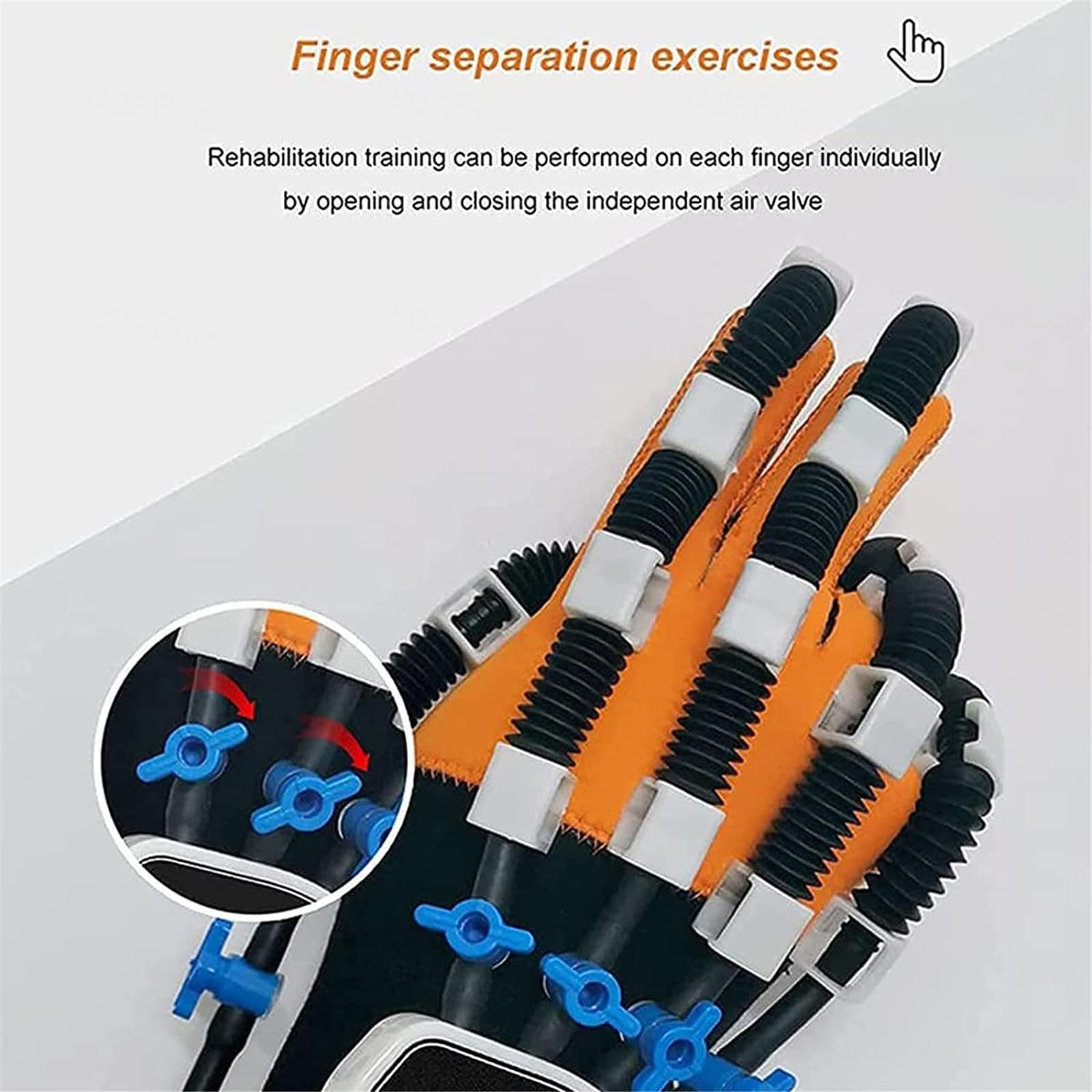 Disabilità Aids Riabilitazione Attrezzature Recupero Funzione Mano Emiplegia Ictus Aiutare Paziente con Disfunzione Mano a Svolgere Autonomamente La Riabilitazione,Right-L
