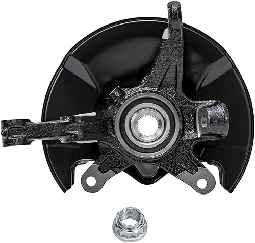 Miniatura 8 de Detroit Axle - Kit de 4 nudillos de dirección para Honda Civic 06-11, 2 nudillos de dirección delanteros y bujes de rodamiento de rueda, 2