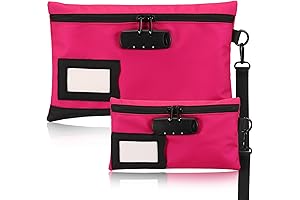 Leifide 2 Pack Locking Medication Bag: Secure Storage for Valuables