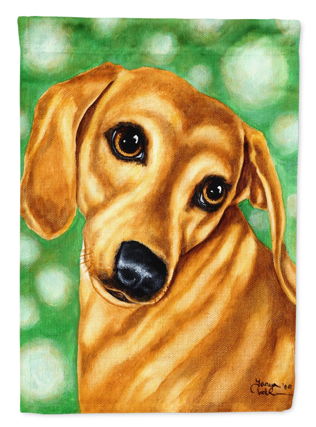 Dachshund Flag Garden Size pour remplacer les décorations ternes de votre extérieur
