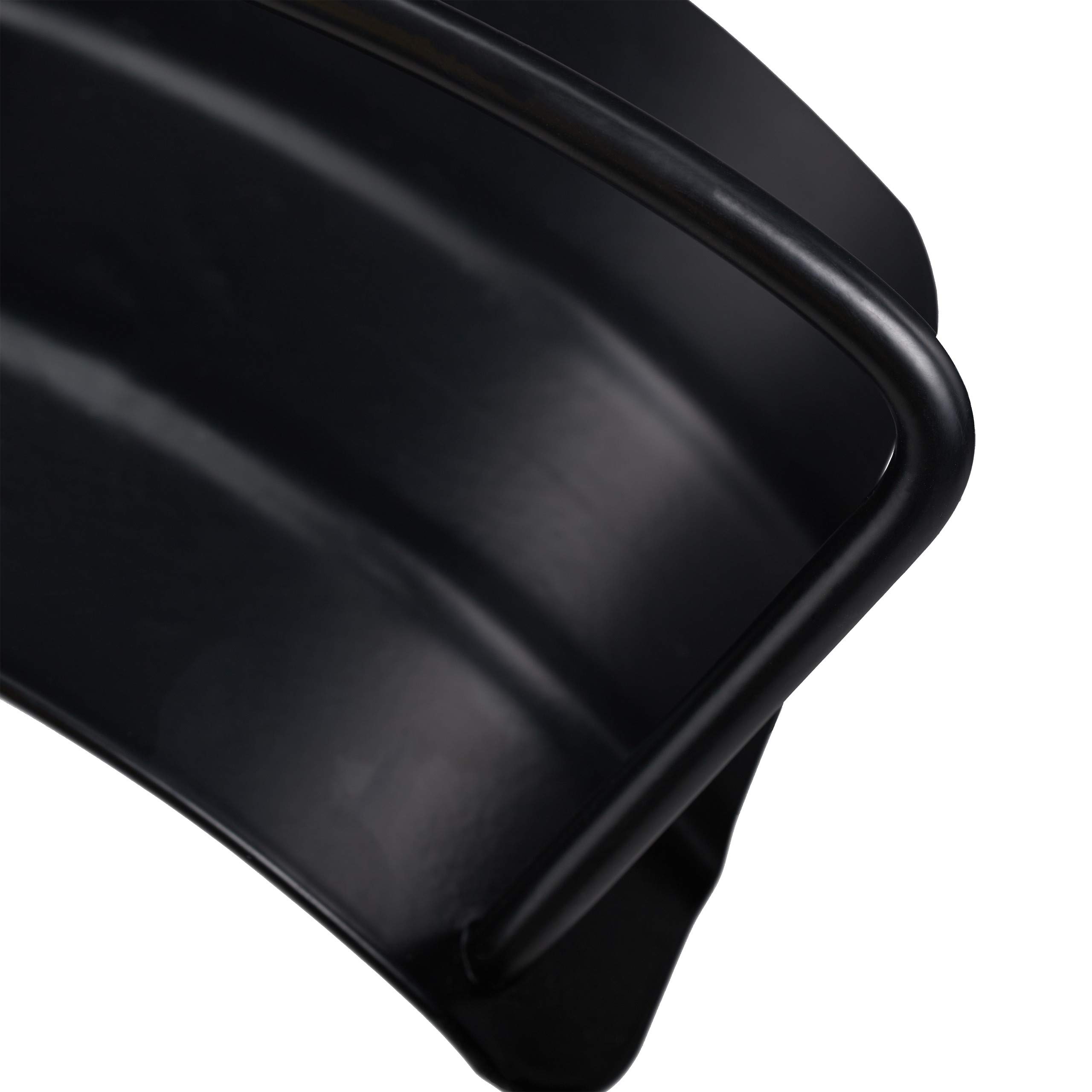 Relaxdays Support Tuyau d’arrosage, pour 60 m & 5/8", Enrouleur, dévidoir, Acier, Montage Mural, Rond, Jardin, Noir