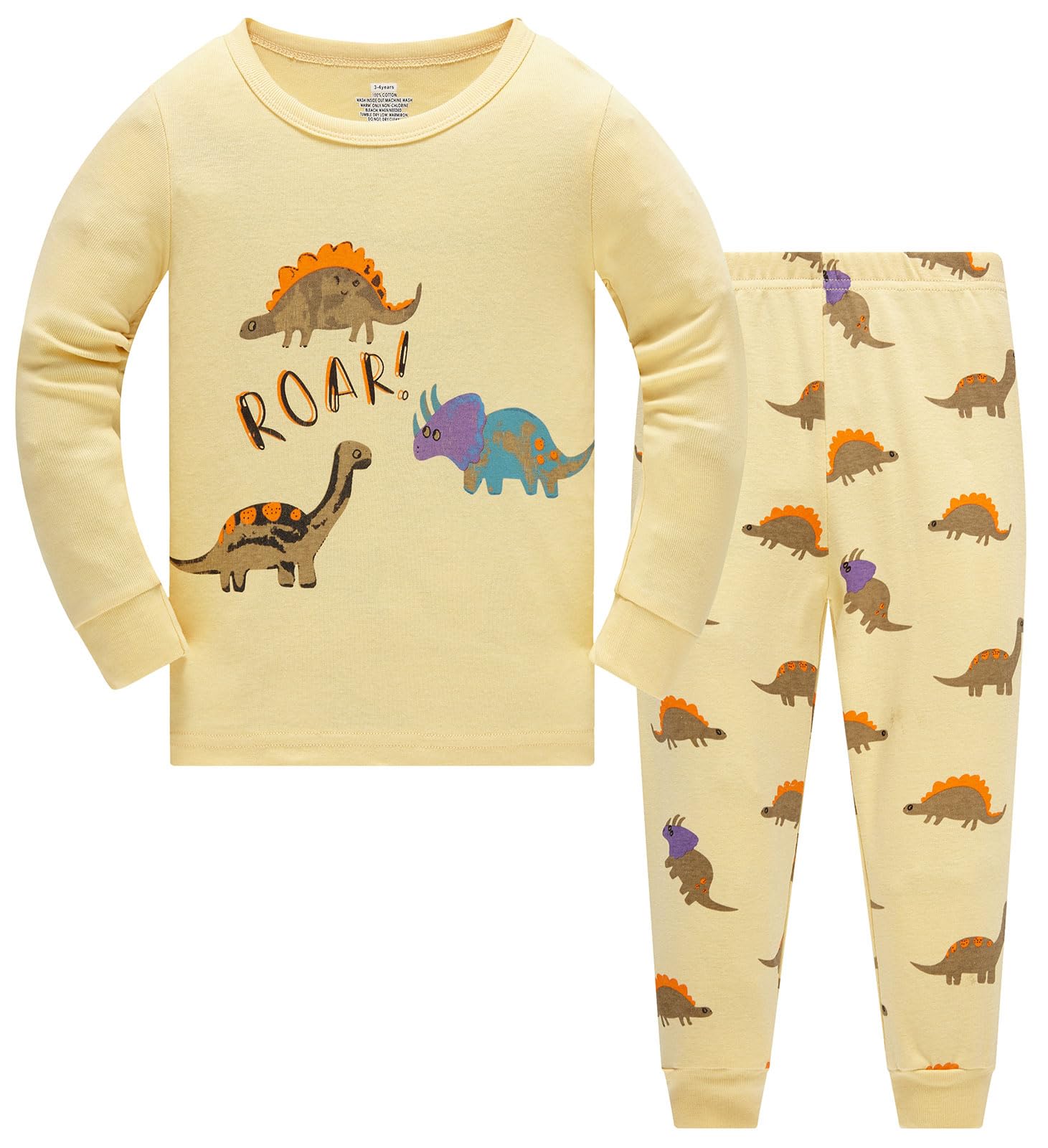 TEDD Boys Pyjamas Dinosaur Nightwear Cotton Toddler Clothes Kids Sleepwear Long Sleeve Christmas Pjs Sets 2 Piece Outfit Xmas Gift 1-12 Years — view 22